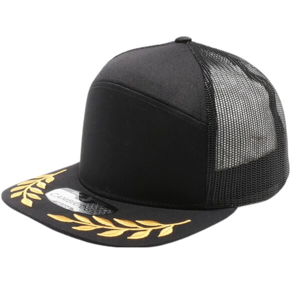 PITBULL CAMBRIDGE 6 PANEL CAMPER BAY LEAF TRUCKER Thumbnail