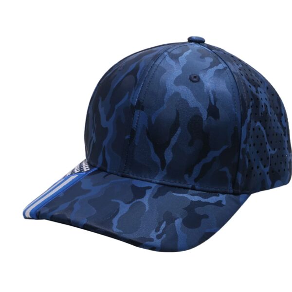 PITBULL SHINY CAMO PERFORATED US FLAG EMBROIDERY VISOR Thumbnail