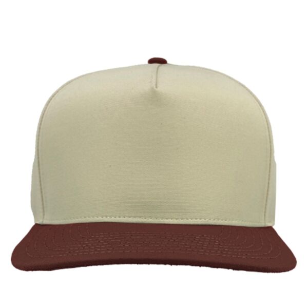 ZAPPED HEADWEAR - 5 Panel Medium Profile Snapback - PATRIOT Thumbnail