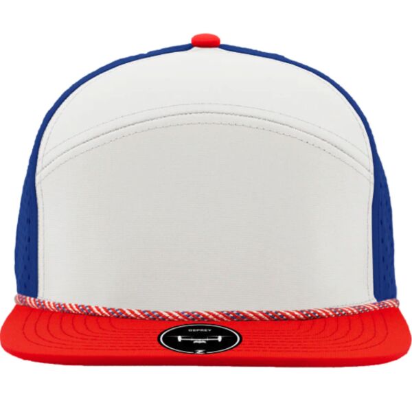 ZAPPED HEADWEAR - 7 Panel Perforated Rope Hat - OSPREY R+ Thumbnail