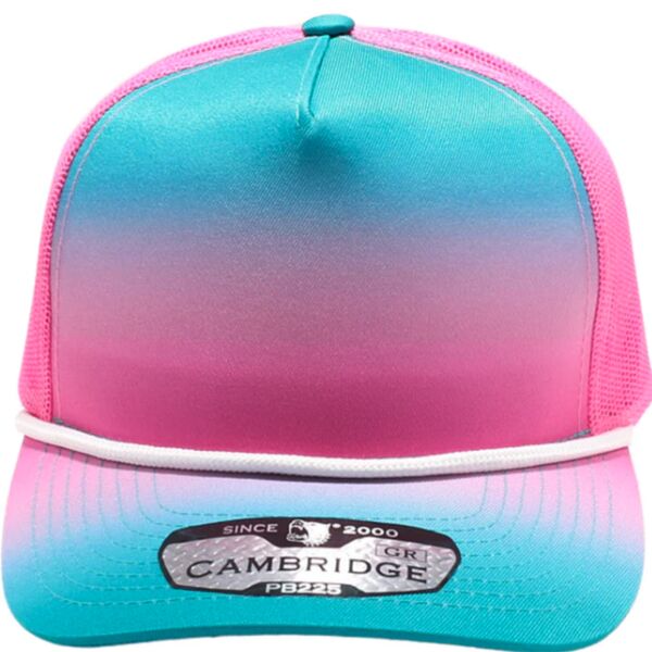 PITBULL CAP 5 Panel Gradation Trucker Rope Thumbnail